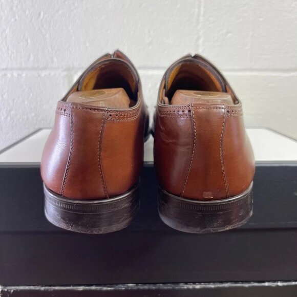 Magnanni 13317 Cap Toe Brown Leather Oxford Dress Shoes Lace up Men's Size 8.5 M - Picture 6 of 13
